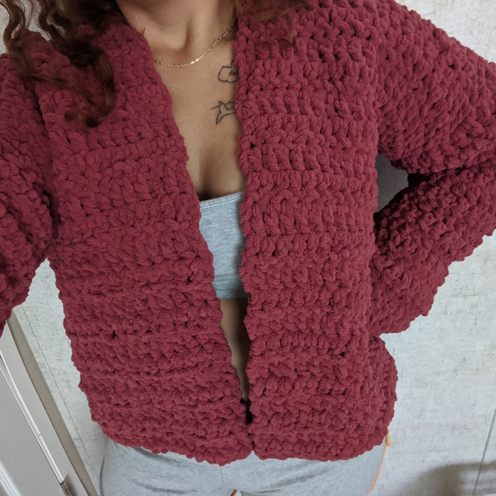One of a Kind Baby Blanket Cardigan